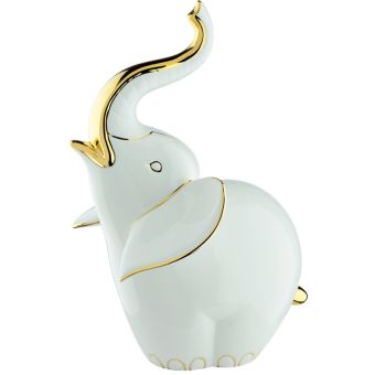 Le Porcellane / Animal Sculptures / Small Elephant 7021