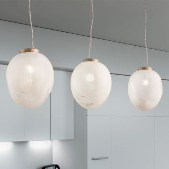 Patrizia Volpato / Pendants & Suspension Lights / Stone Handcrafted Murano Glass 7801-S