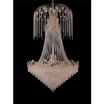 Italian Luxury Lighting / Chandeliers / Empire Crystal 34 Lights 8153 110