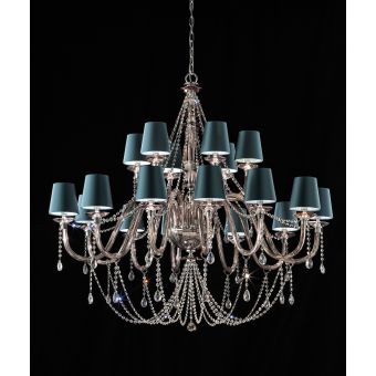 Euroluce Lampadari / Chandeliers / Arcobaleno Fumè L12+6 Shade