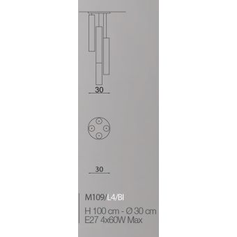 Il Paralume Marina / Chandelier / M109/L4