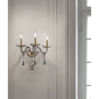 Euroluce Lampadari / Wall Sconces / Toochic A3 Oro Fumè