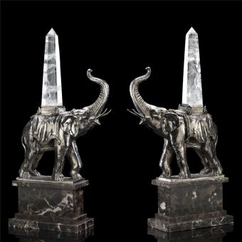 Badari / Animal Sculptures / Elephant Glaciette V1-1200-R2-EM
