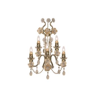 Mechini / Wall Lights / Clear and Colored Bohemian Crystal A148/5 Bis