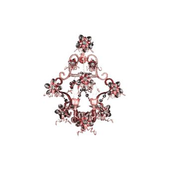 Mechini / Wall Lights / Ruby Colored Bohemian Crystal A288/2
