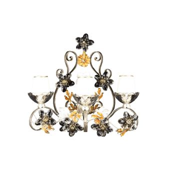 Mechini / Wall Lights / Porcelain and Silk Lamp Shades A291/3