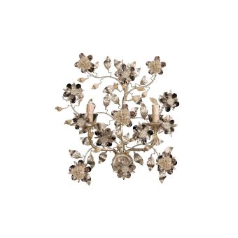 Mechini / Wall Lights / Bohemian Crystal and Clear Pearl Banding A297/2