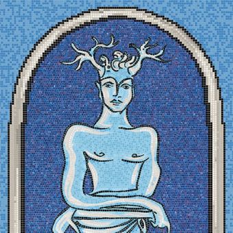 Bisazza / Mosaico - Decorations / Cerf Bleu (Timeless)