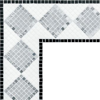 Bisazza / Mosaico - Borders / Giunone Oro Bianco 10