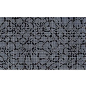 Bisazza / Mosaico - Decorations / Graphic Flowers Black (Flora)