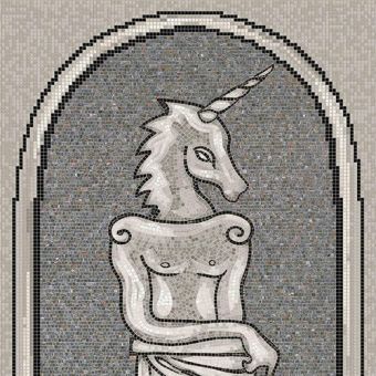 Bisazza / Mosaico - Decorations / Licorne Grise (Timeless)