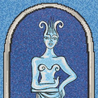 Bisazza / Mosaico - Decorations / Lyre Bleue (Timeless)