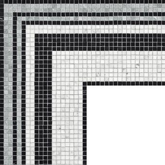 Bisazza / Marmosaico - Decorations / Tortona Nero