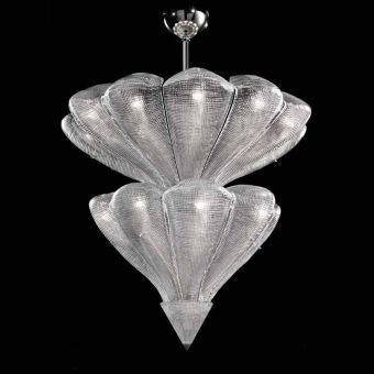 Glass & Glass Murano / Chandeliers / Naga 2 ART. 1621/P & 1621/S
