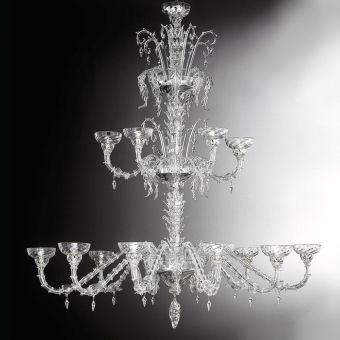 Glass & Glass Murano / Chandeliers / Traditional Venetian chandeliers C-Atlantis Dubai - Vip 500/15