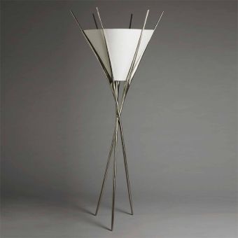 Charles Paris / Impala / Floor Lamp / 7105-0 (Nickel)
