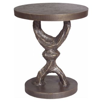 Corbin Bronze / Side table / Crescent T2041