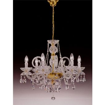 Italian Luxury Lighting / Chandeliers / Elegance Crystal 6 Lights D1302 006