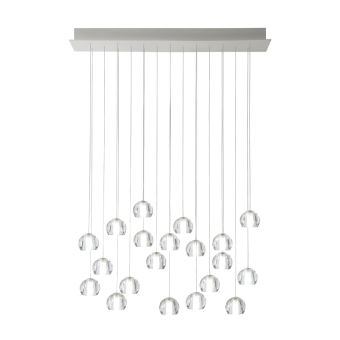 Fabbian / LED Ceiling Lights / Multispot Beluga F32 20 spots 90x15cm