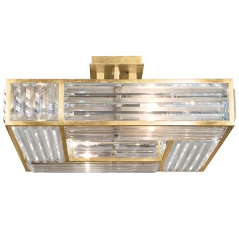 Fine Art Handcrafted Lighting / Semi-Flush Mounts / Crystal Enchantment 25″ Square 811640