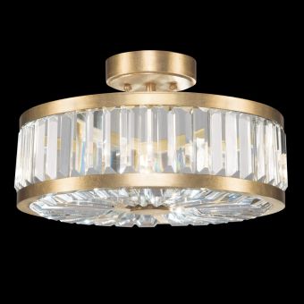 Crystal Enchantment 16″ Round Semi-flush Mount 815740 by Fine Art Handcrafted Lighting