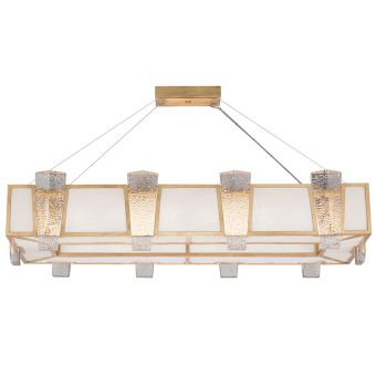 Fine Art Handcrafted Lighting / Pendant Lights / Crownstone 52″ Rectangular 891240 