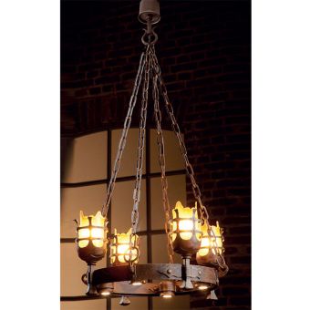 Robers / 4-lighter Suspension Lamp / HL 2422-N