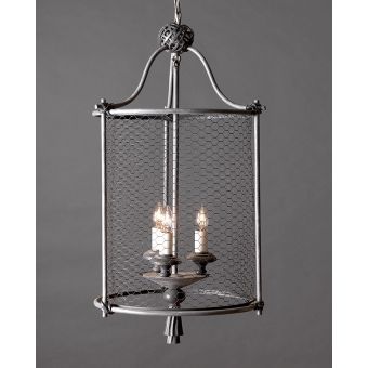 Officina Ciani / Pendants & Suspension Lights / Forged Iron with Grid HL1089CH-3 Rete