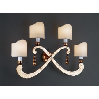 Officina Ciani / Wall Sconces / Iron with Lampshade HL1094WA-4 Pallini