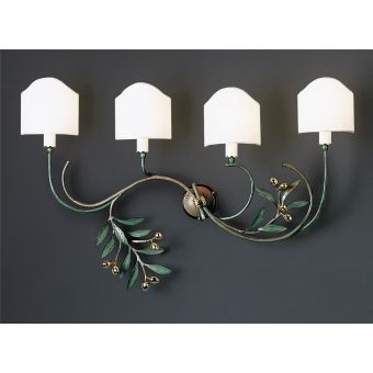 Officina Ciani / Wall Sconces / Metal HL1095WA-4ORIZ Olivo