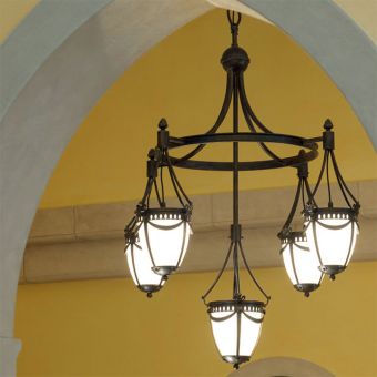 Robers / Outdoor 5-lighter Suspension Lamp / HL 2595-A