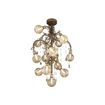 Mechini / Chandeliers / Coloured Bohemian Crystal 13 Lights L-MEK12/13