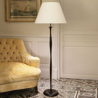 Objet Insolite / Bronze floor lamp / Lampadaire Dora
