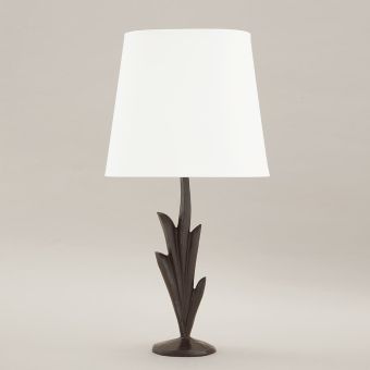 Objet Insolite / Bronze table lamp / Lampe Lys
