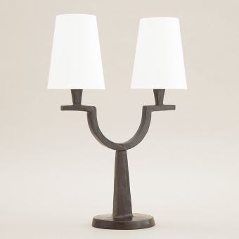 Objet Insolite / Bronze table lamp / Lampe Perceval