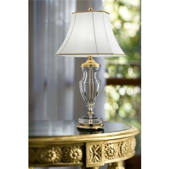 Italian Luxury Lighting / Table Lamps / Crystal And Brass Cast Components LF1040