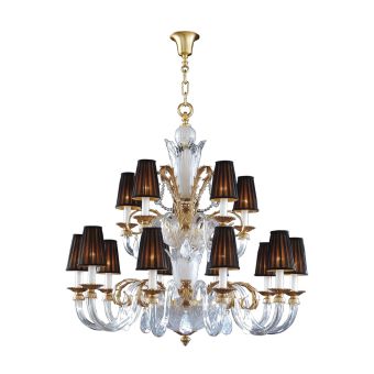 Mariner / Chandeliers / Casted Bronze & Venetian glass 19813.0