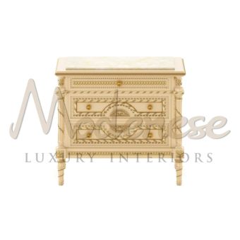 Modenese Luxury Interiors / Night Tables / Victorian 3-Drawers 14215