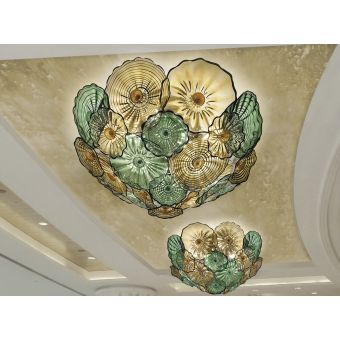 Glass & Glass Murano / Semi-Flush Mounts / Habitat Creative 1 ART. 110/P