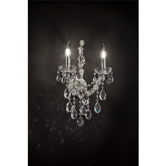 Italian Luxury Lighting / Wall Sconces / Maria Theresa 2 Lights OPERA 002