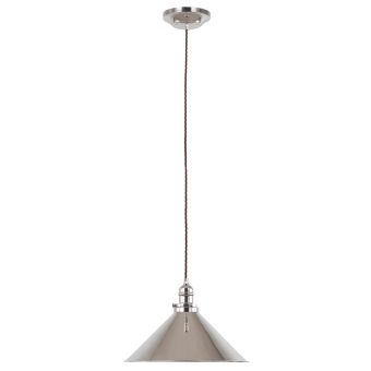 Elstead Lighting / Pendant Lights / Provence 1 Light Pendant - Polished Nickel
