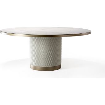 Reflex / Dining Tables / Signore Degli Anelli 72 Steel Tondo