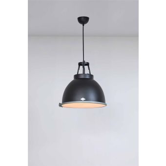 Original Btc / Pendants & Suspension Lights / Titan Size 1 Black Edition with Etched Glass