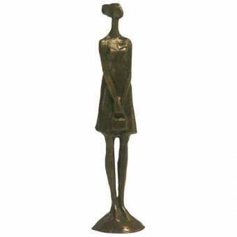 Tom Corbin / Author's sculpture / Girl with Purse II SM011