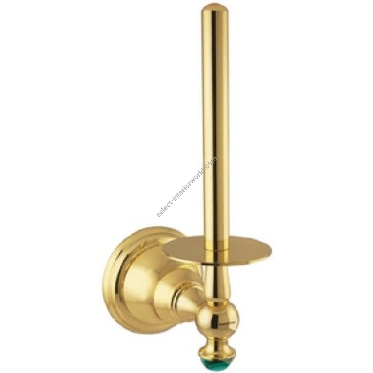 Bronces Mestre / Toilet Roll Holders / Atlantica Precious with Malachite stone 036885.ML0.01