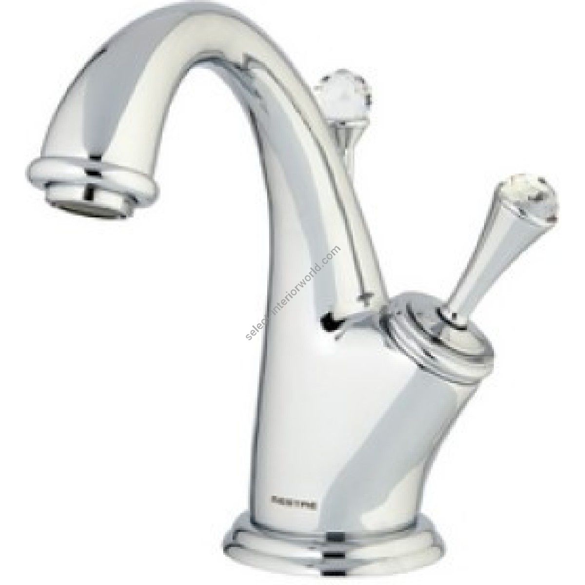 Bronces Mestre / Washbasin Fittings / Basin monolever joystick mixer with Swarovki crystal 037203.000.50