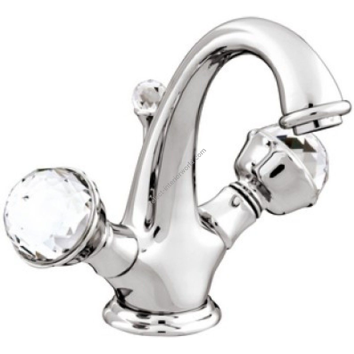 Bronces Mestre / Washbasin Fittings / One hole basin mixer with Swarovski crystal 037205.C00.50