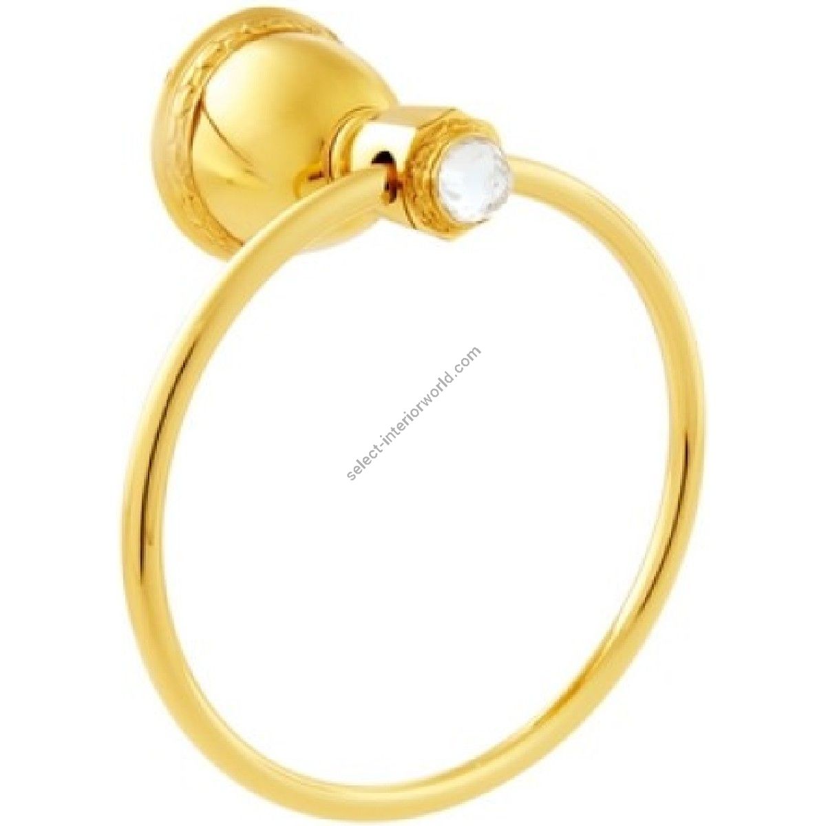 Bronces Mestre / Towel Holders / Towel ring diameter 165mm with Swarovski crystal 051273.000.01