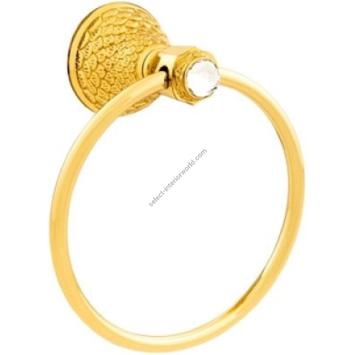 Bronces Mestre / Towel Holders / Towel ring diameter 165mm with Swarovski crystal 059273.000.01