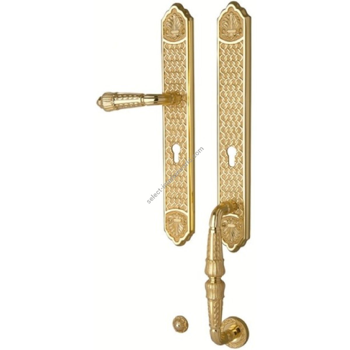 Bronces Mestre / Door Handles / Clasica set with keyhole europrofile 85mm 0J3007.85Y.01